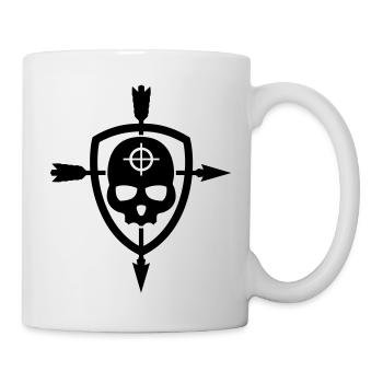 Bowhunter Crest - Tasse - Weiß - Rechts