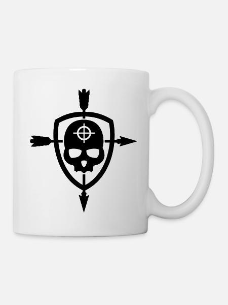 Bowhunter Crest - Tasse - Weiß