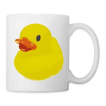 Ente, Badeente, Duck, Rubber Ducky - Mug - white - Right