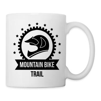 mountain bike trail - Tasse - Weiß - Rechts