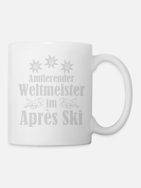 Après Ski Weltmeister - Tasse - Weiß