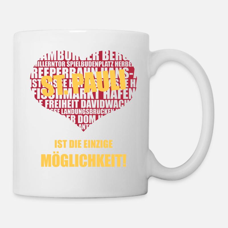 St. Pauli Ist Die Einzige Möglichkeit! (2C) - Tasse - Weiß