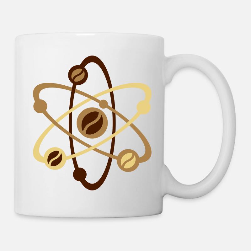 Kaffee (Atommodell) - Tasse - Weiß