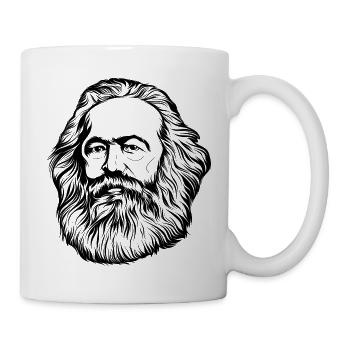 Karl Marx (noir) - Mug blanc - blanc - Droite