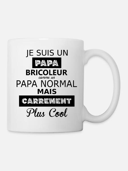 Papa bricoleur - Mug blanc - blanc