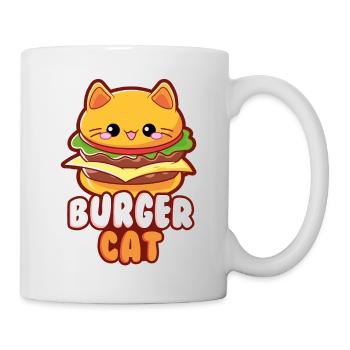 Burger Cat moodrush - Mug blanc - blanc - Droite