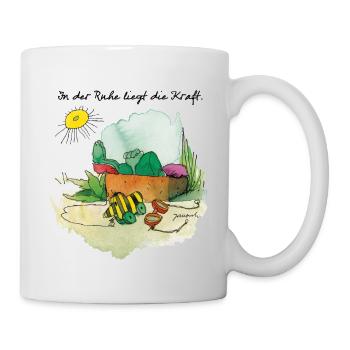 Janosch “Strength Lies In Calmness” - Mug - white - Right