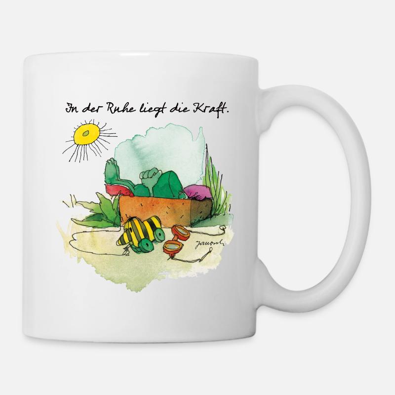 Janosch 'In Der Ruhe Liegt Die Kraft' - Tasse - Weiß