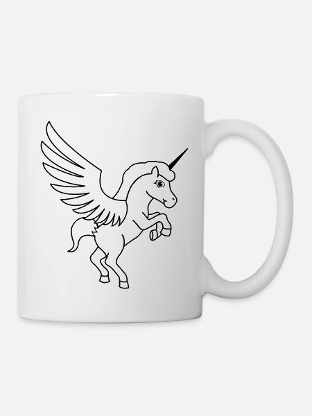 einhorn_maerchen_01 - Mug - white
