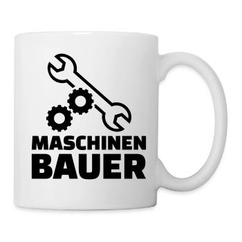 Maschinenbauer - Tasse - Weiß - Rechts