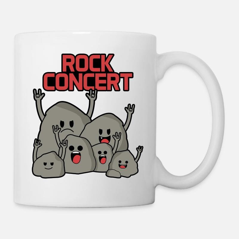 CONCERT ROCK - Mug blanc - blanc