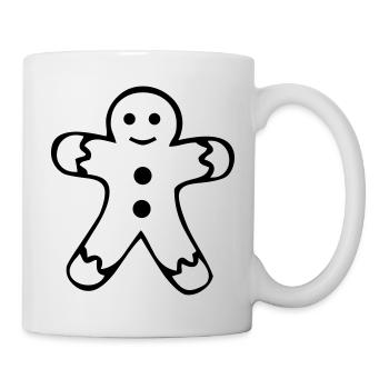 lebkuchenmann_01 - Tasse - Weiß - Rechts