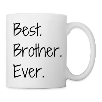 Bruder Brother Baby Geburtstag Geburt Familie - Tasse - Weiß - Rechts