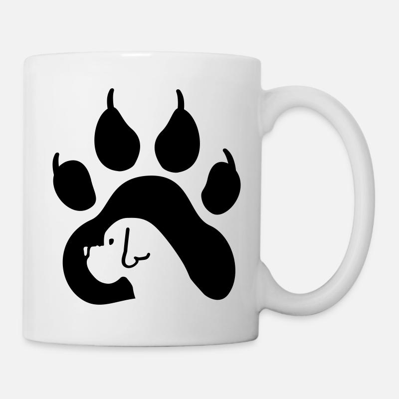 chiens - Mug blanc - blanc