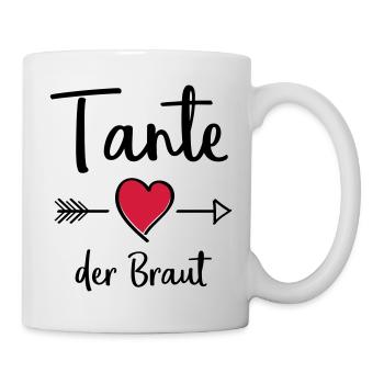 tante der braut - Tasse - Weiß - Rechts