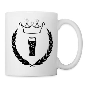 bier_symbol_01 - Tasse - Weiß - Rechts