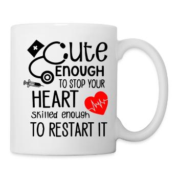 Nurse Doctor Hospital nurse - Mug - white - Right