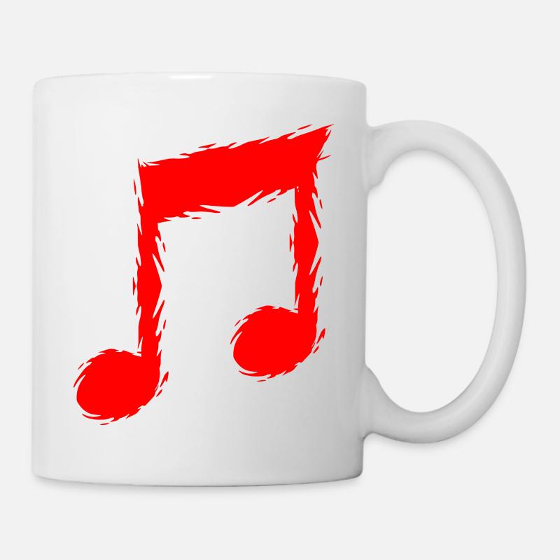 Musiknote Musik - Tasse - Weiß