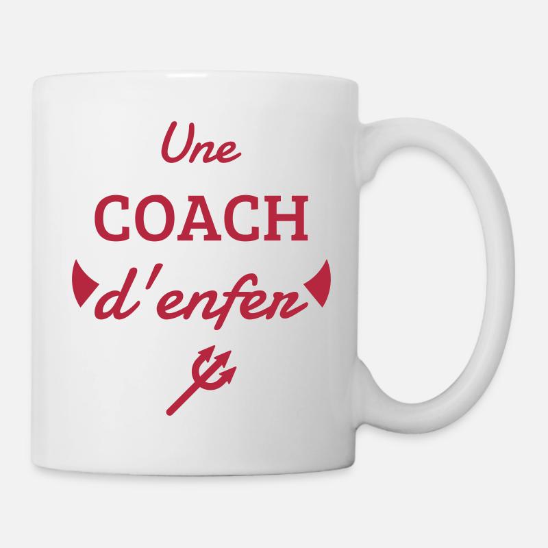 Coach / Coaching / Entraineur / Sport - Mug blanc - blanc