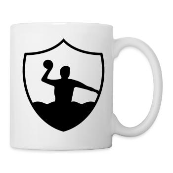 water polo sport design - Tasse - Weiß - Rechts