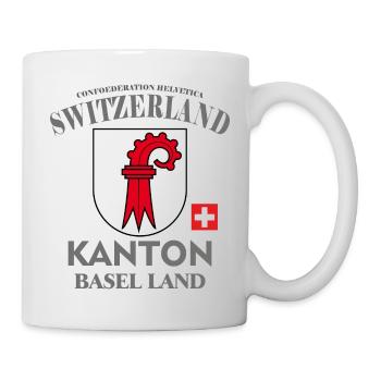 Kanton T-Shirt baselland, Schweiz, switzerlang - Tasse - Weiß - Rechts
