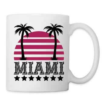 miami - Tasse - Weiß - Rechts