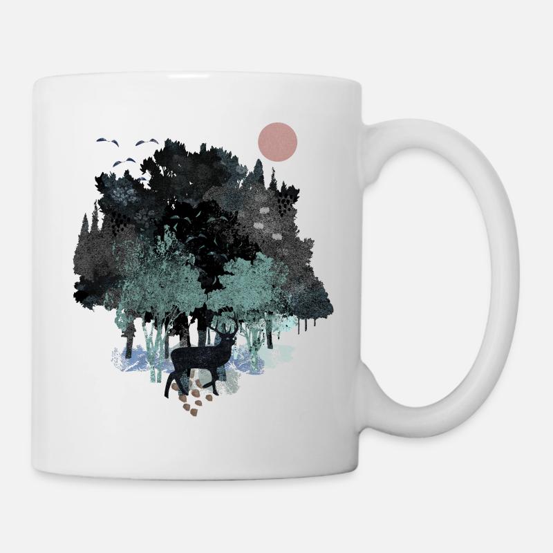 Forêt enchantée - Mug blanc - blanc