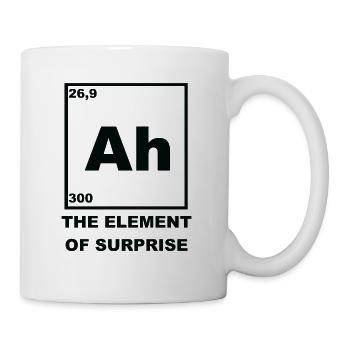 Ah The Element of Surprise - Mug blanc - blanc - Droite