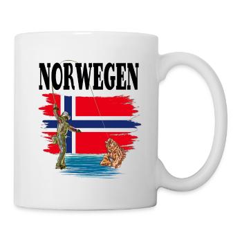 NORVÈGE - Mug blanc - blanc - Droite