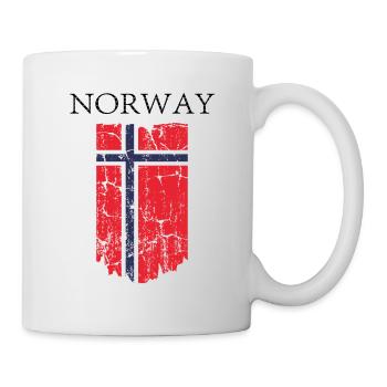 Norway Norway vintage flag - Mug - white - Right