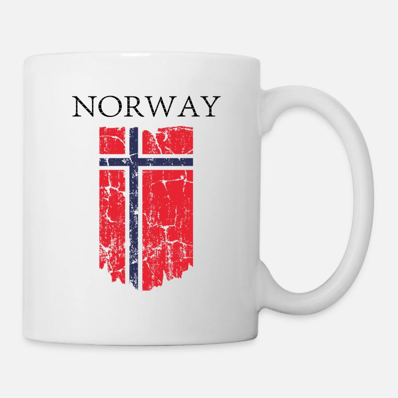 Norway Norway vintage flag - Mug - white