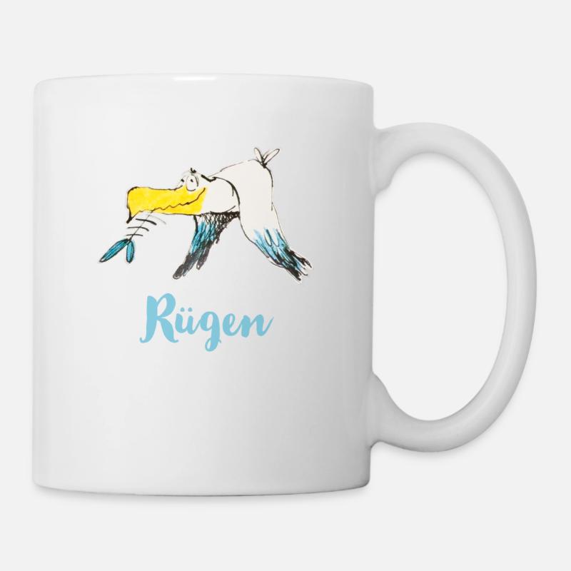 Mouette de Rügen - Mug blanc - blanc