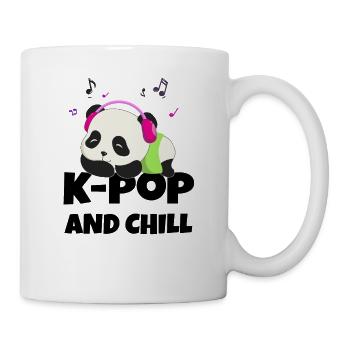K-POP und chillen. Weiß # 2 - Tasse - Weiß - Rechts