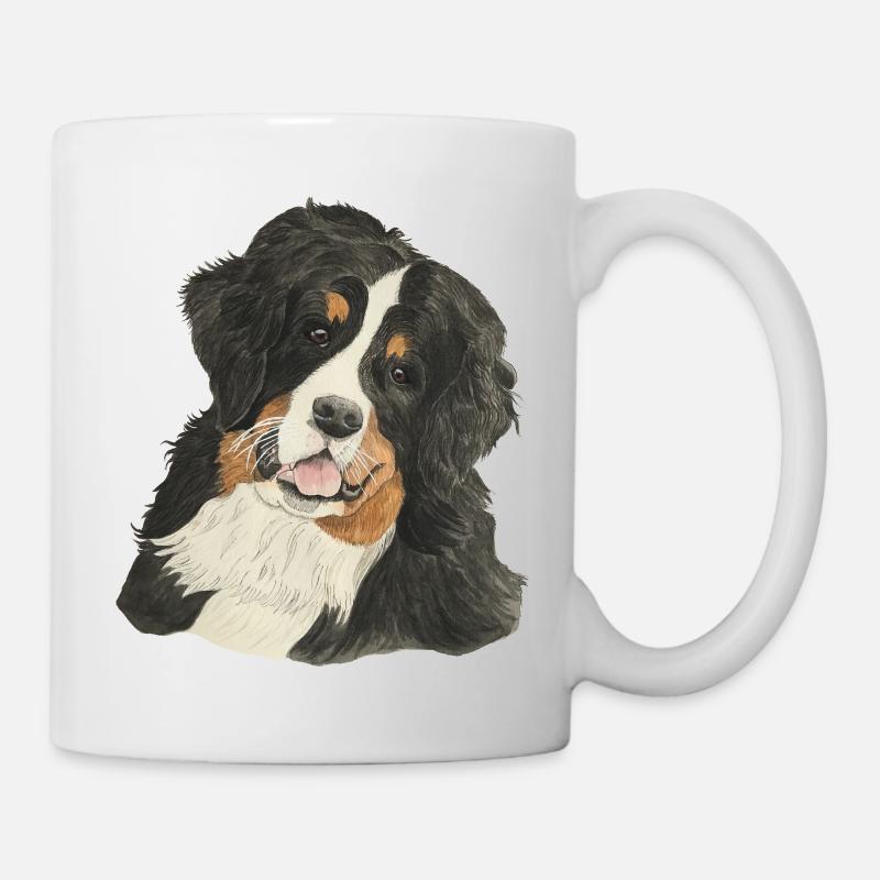 Berner Sennenhund - Tasse - Weiß