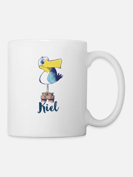 Cheeky keel gull - Mug - white