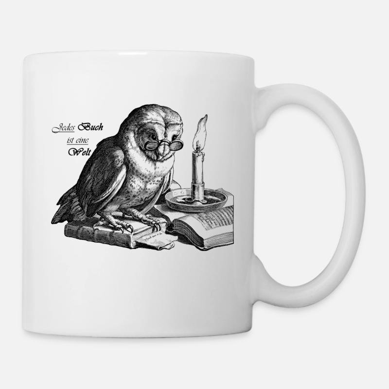 Livre Owl - Mug blanc - blanc