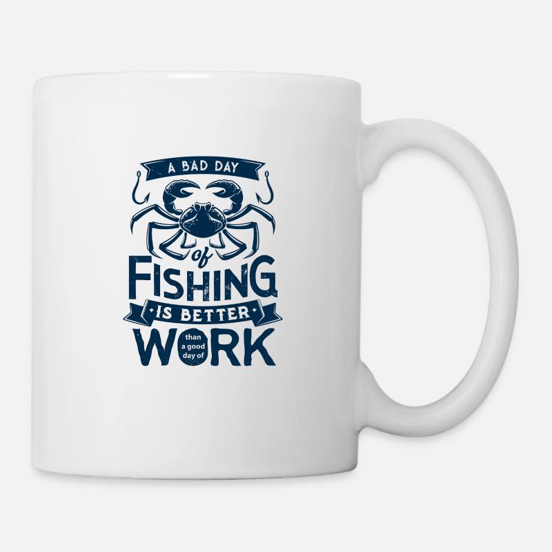 A Bad Day Fishing - Mug - white