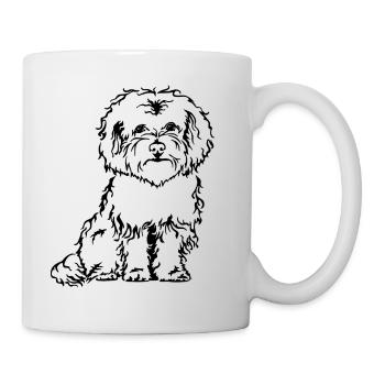 Bolonka Tsvetna - Mug - white - Right
