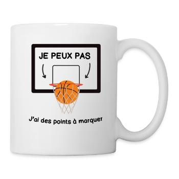 humour basketball - Mug blanc - blanc - Droite