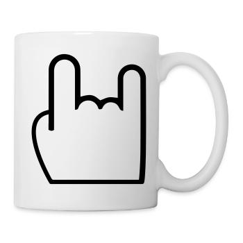 Rocker symbol - Mug - white - Right