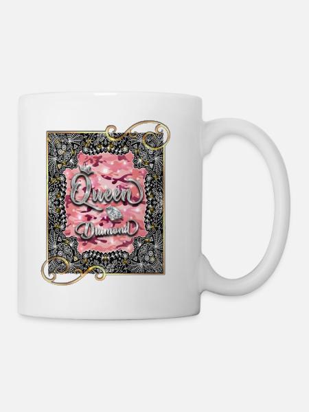 Queen Diamond - Mug - white