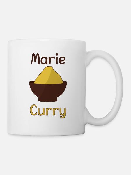 marie curry - Tasse - Weiß