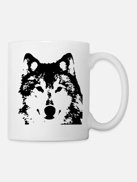 Wolf Plott - Tasse - Weiß