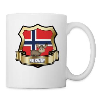 Norwegen - Tasse - Weiß - Rechts
