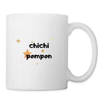 chichi pompon - Mug blanc - blanc - Droite