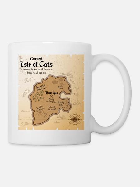 The Cursed Cat Island - Mug - white