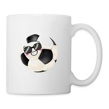 ballon soccer enfant - Mug blanc - blanc - Droite