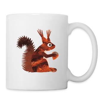Eichhörnchen - Tasse - Weiß - Rechts