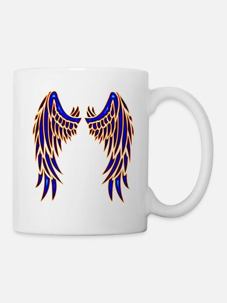 Aile n ° 03 - Design D - Mug blanc - blanc