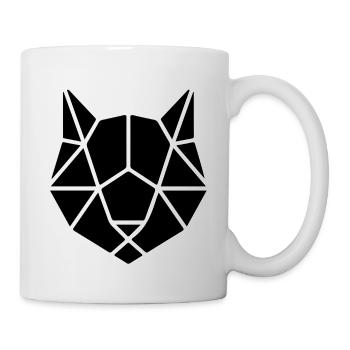 ORIGAMI KATZE - Tasse - Weiß - Rechts